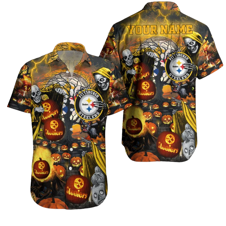 pittsburgh steelers nfl Hawaiian Shirt Aloha Shirt for Men Women