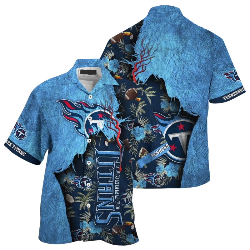 tennessee titans nfl god Hawaiian Shirt Aloha Shirt for Men Women