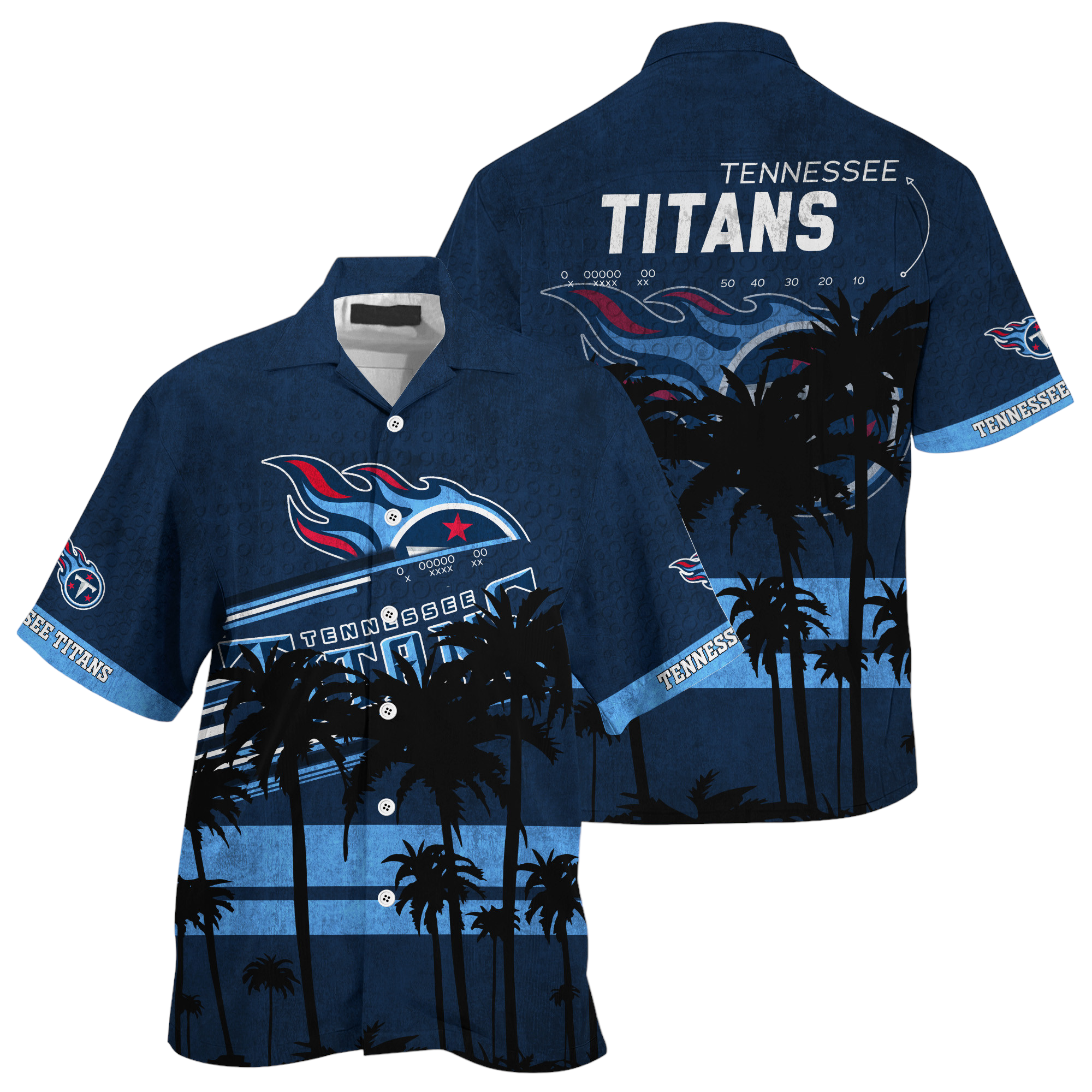 tennessee titans nfl summer Hawaiian Shirt Aloha Shirt for Men Women