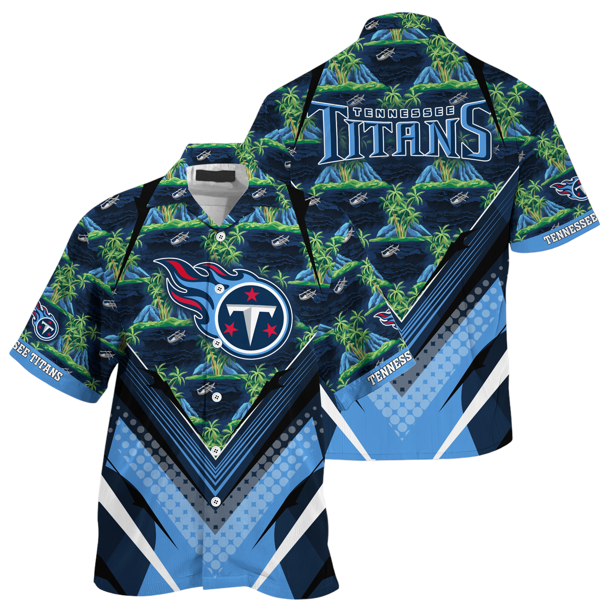 tennessee titans nfl summer Hawaiian Shirt Aloha Shirt for Men Women