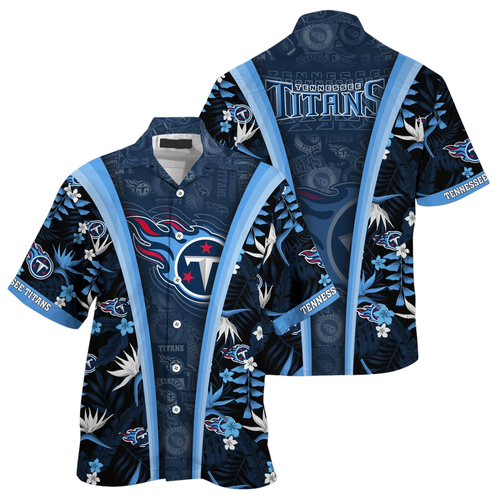 tennessee titans nfl summer Hawaiian Shirt Aloha Shirt for Men Women