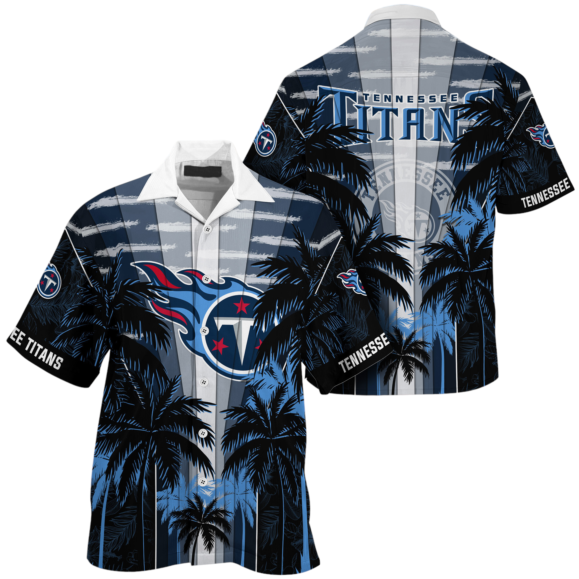 tennessee titans nfl summer Hawaiian Shirt Aloha Shirt for Men Women