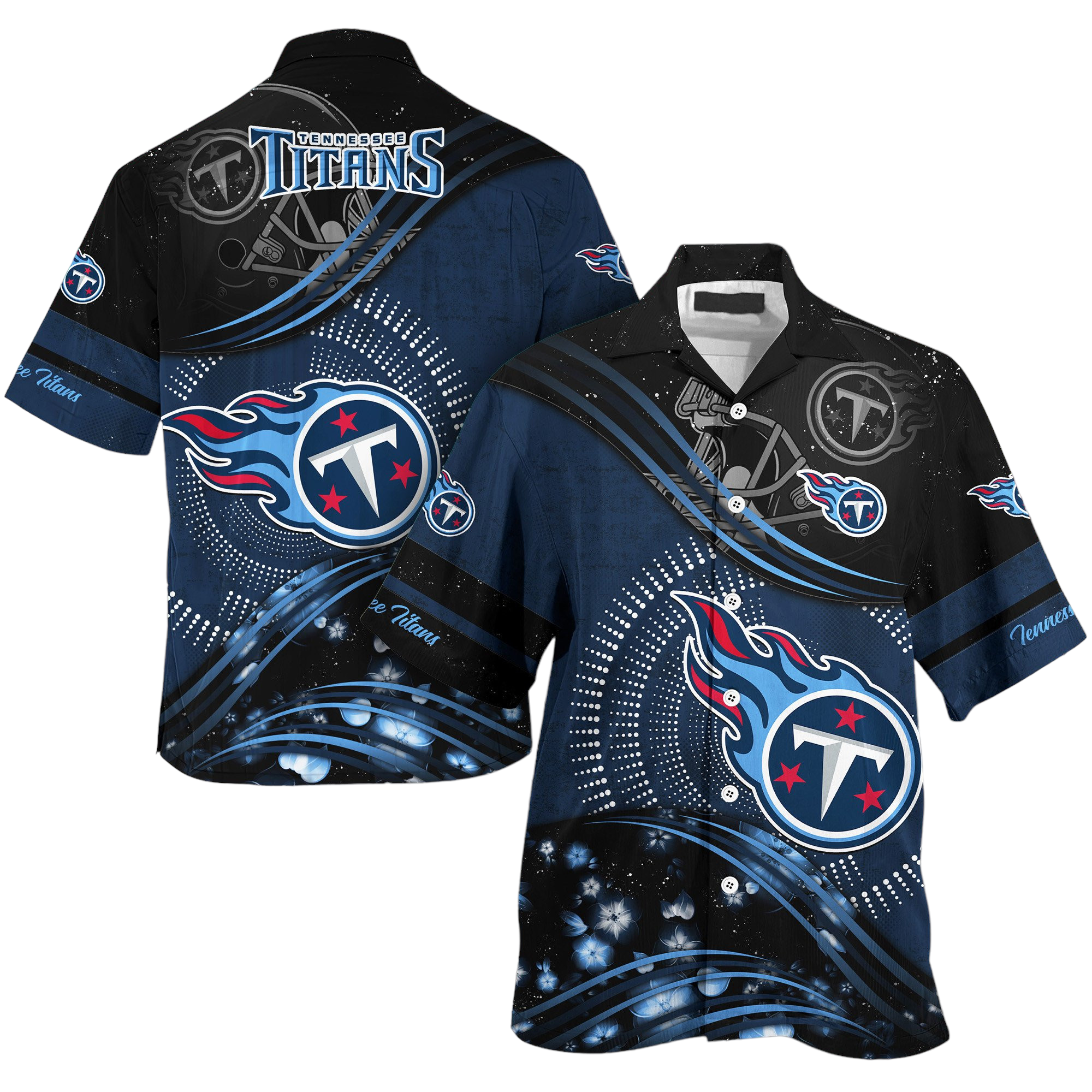 tennessee titans nfl summer Hawaiian Shirt Aloha Shirt for Men Women