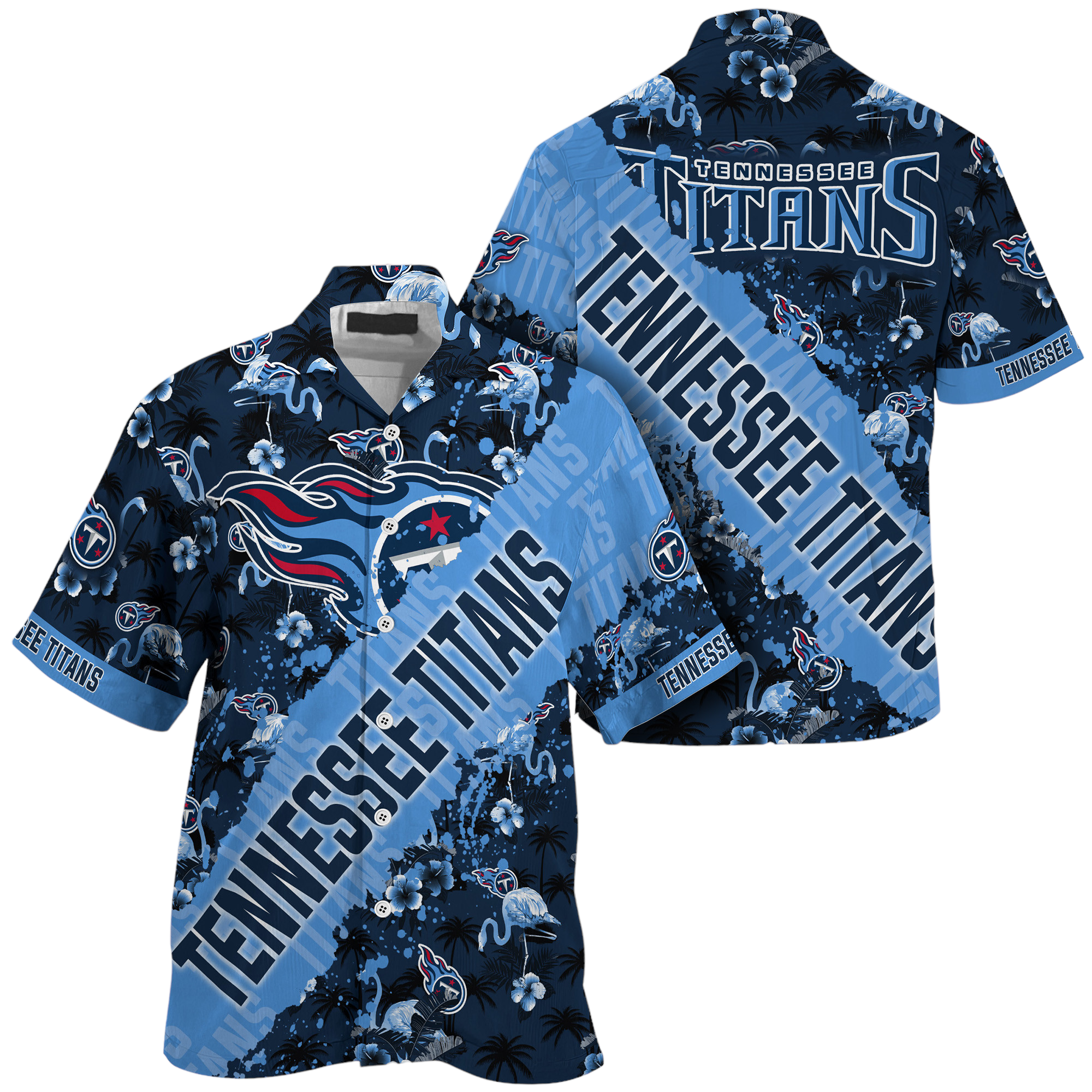 tennessee titans nfl trending summer Hawaiian Shirt Aloha Shirt for Men Women