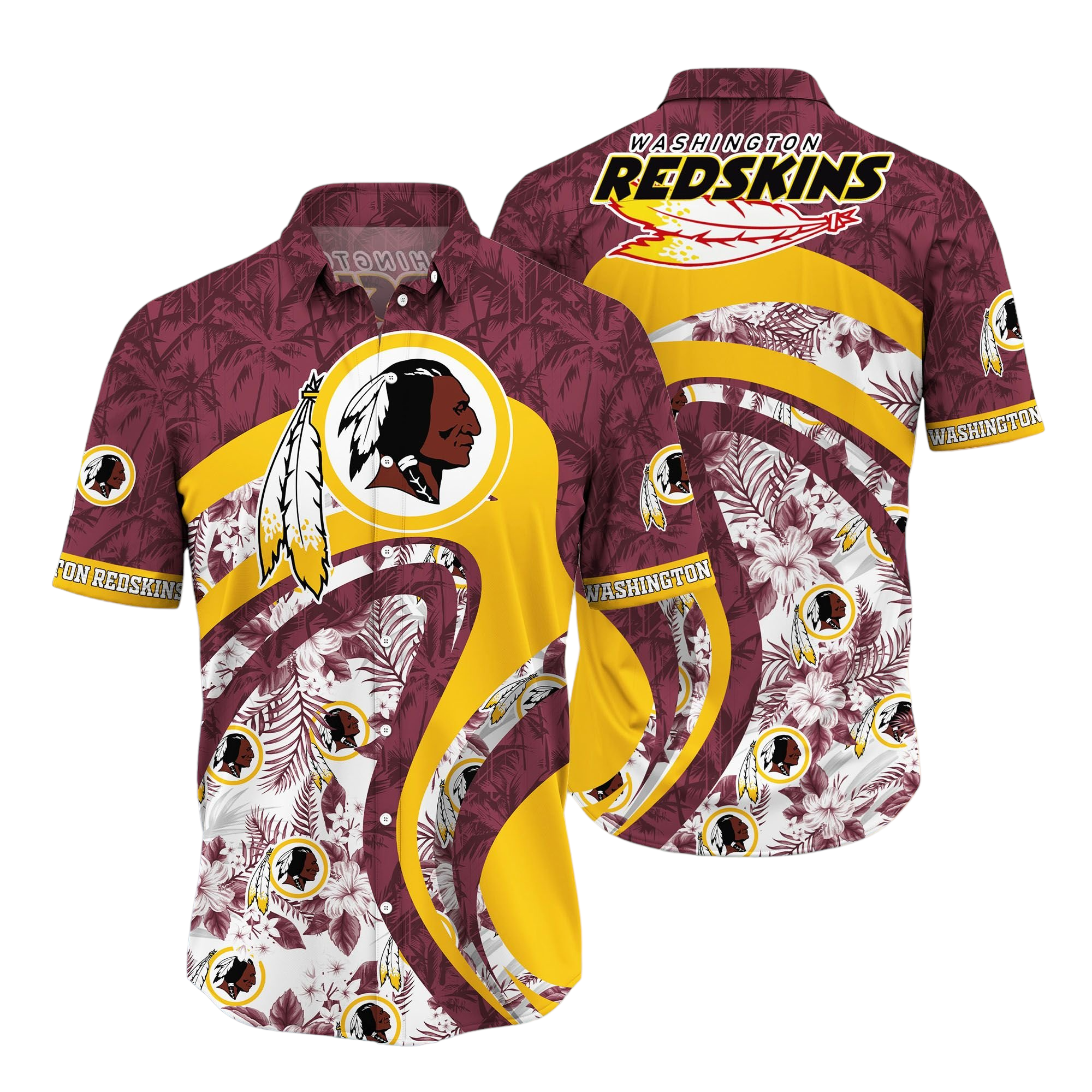 washington redskins nfl Hawaiian Shirt Aloha Shirt for Men Women