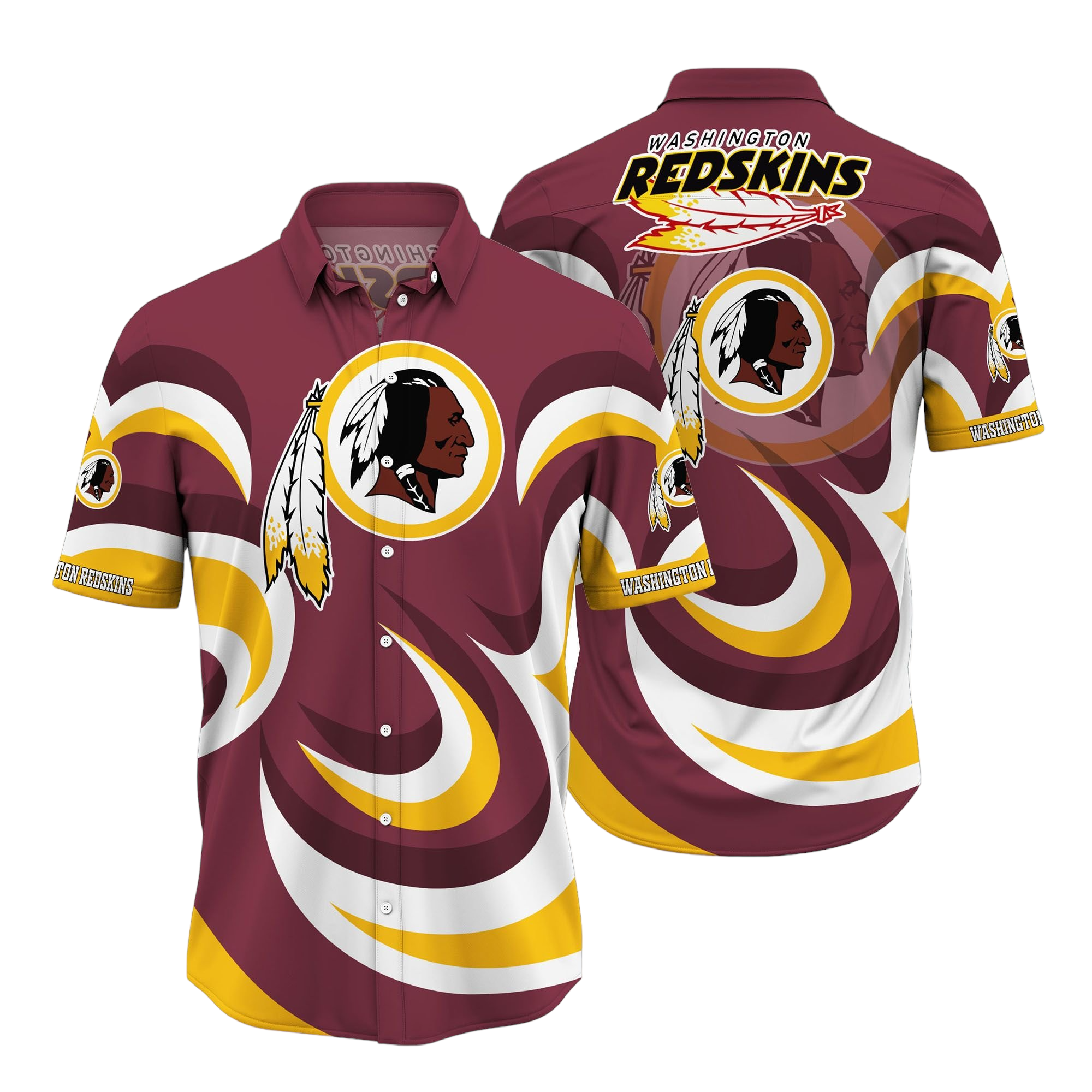 washington redskins nfl Hawaiian Shirt Aloha Shirt for Men Women