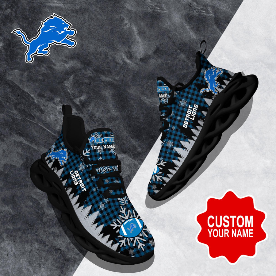 Detroit Lions NFL Clunky Max Soul Shoes Custom