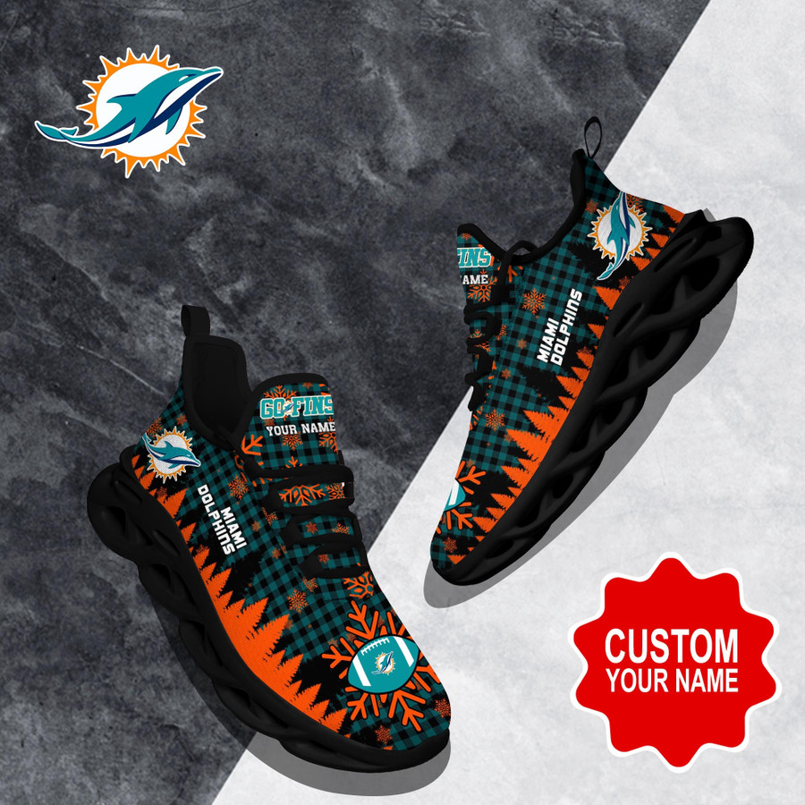 Miami Dolphins NFL Clunky Max Soul Shoes Custom