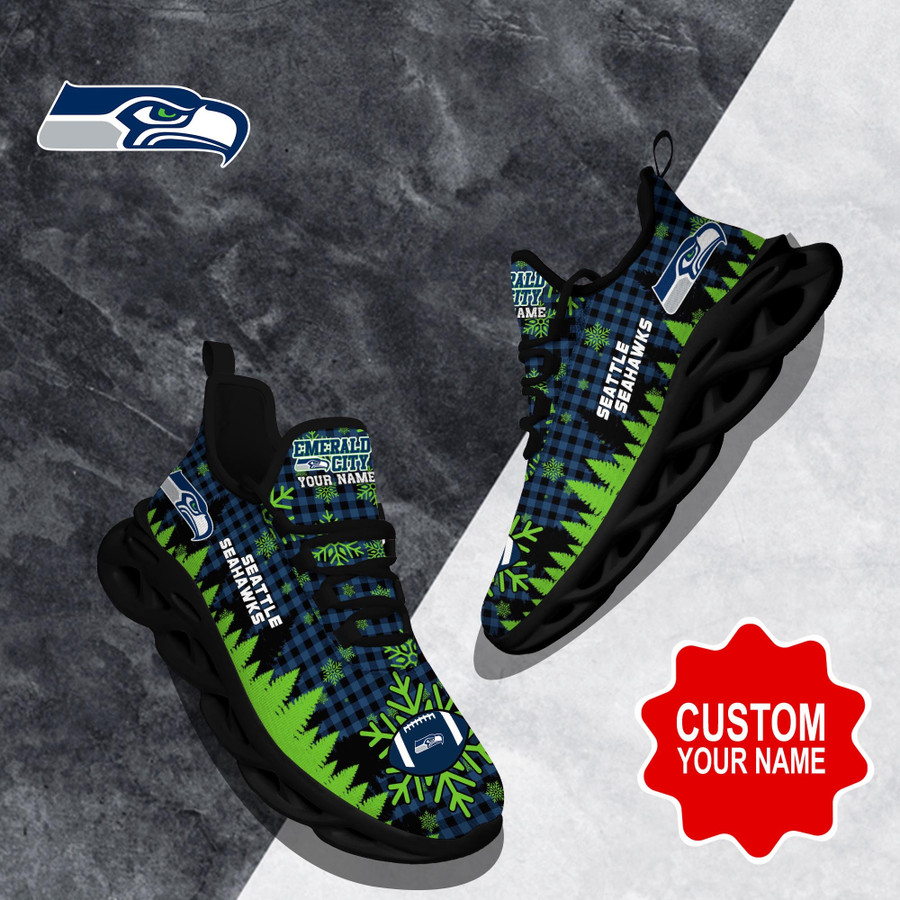 Seattle Seahawks NFL Clunky Max Soul Shoes Custom