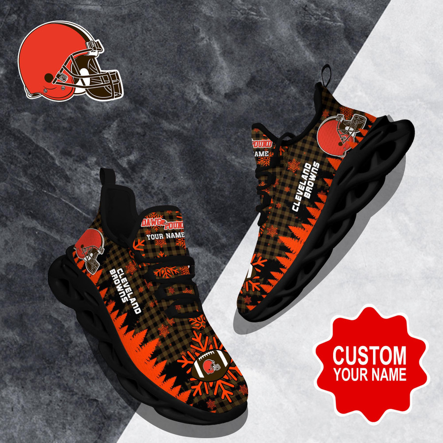 Cleveland Browns NFL Clunky Max Soul Shoes Custom