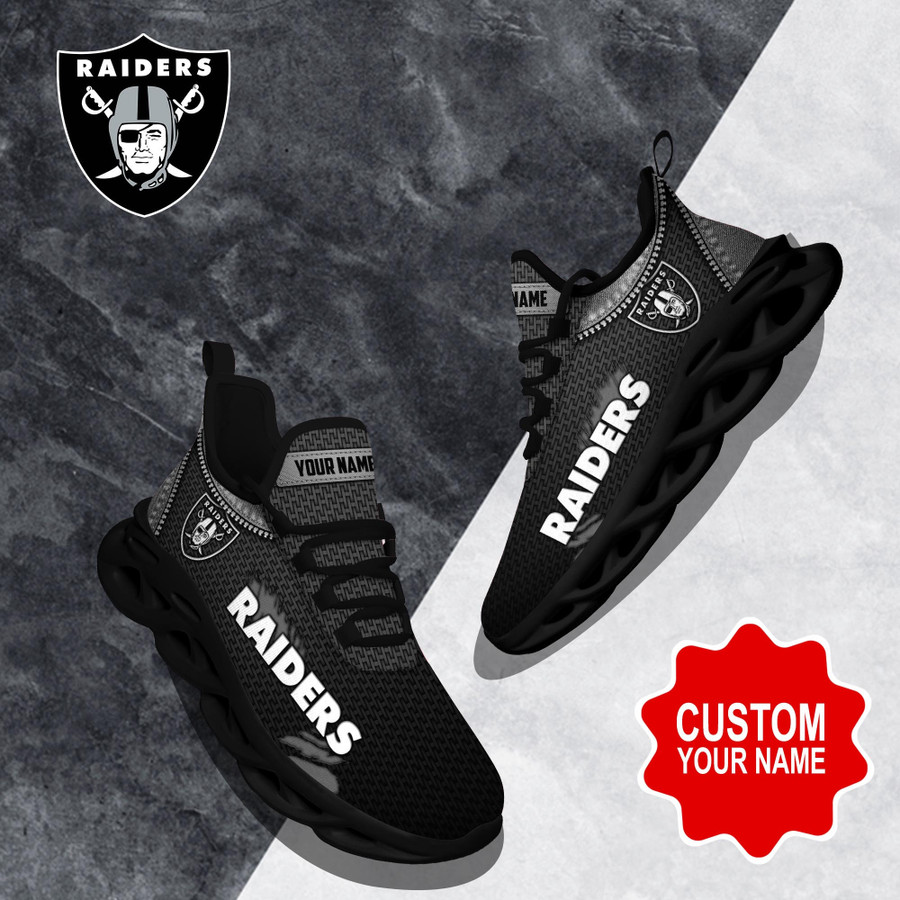 Las Vegas Raiders NFL Clunky Max Soul Shoes Custom