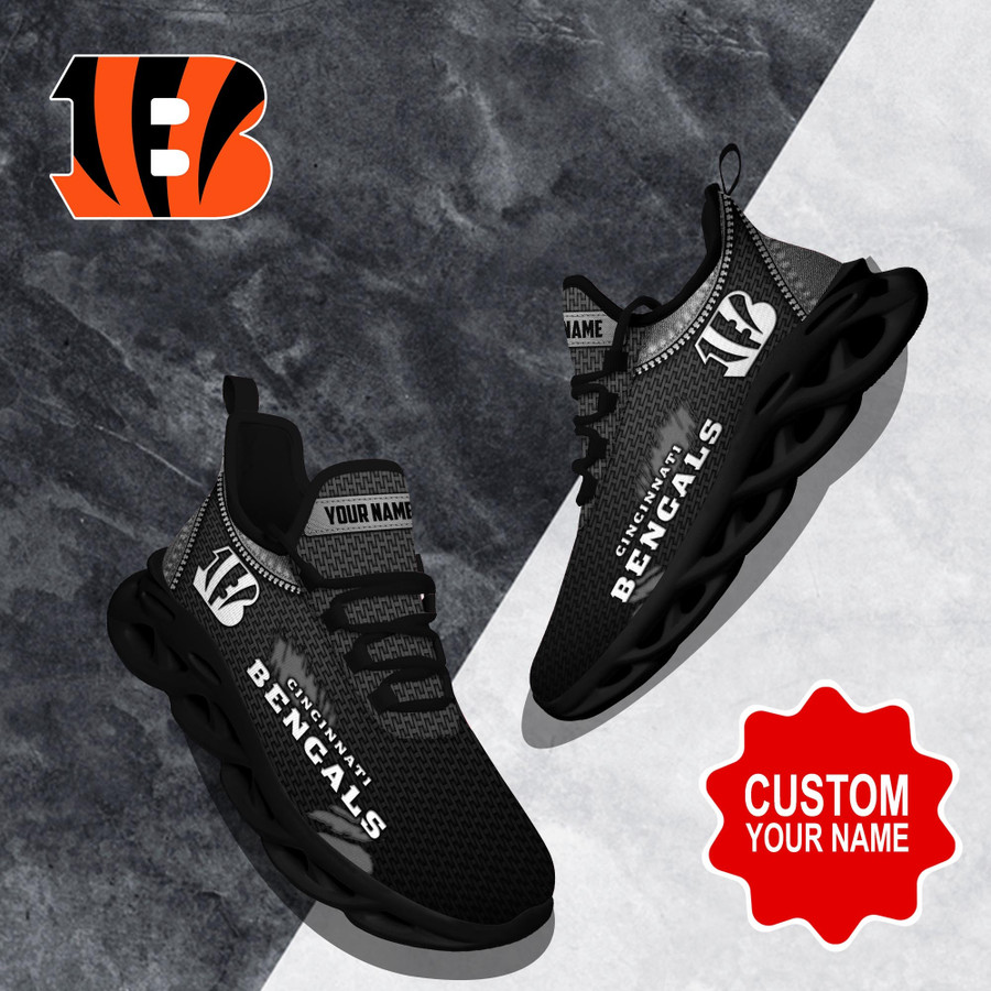 Cincinnati Bengals NFL Clunky Max Soul Shoes Custom