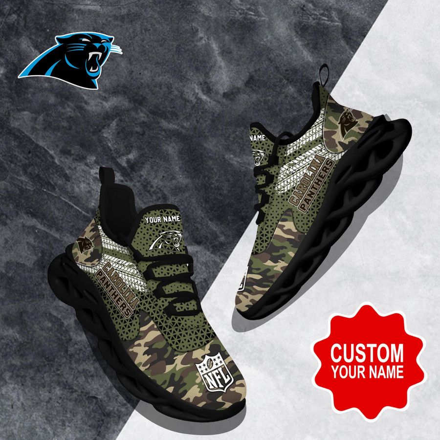 Carolina Panthers NFL Clunky Max Soul Shoes Custom