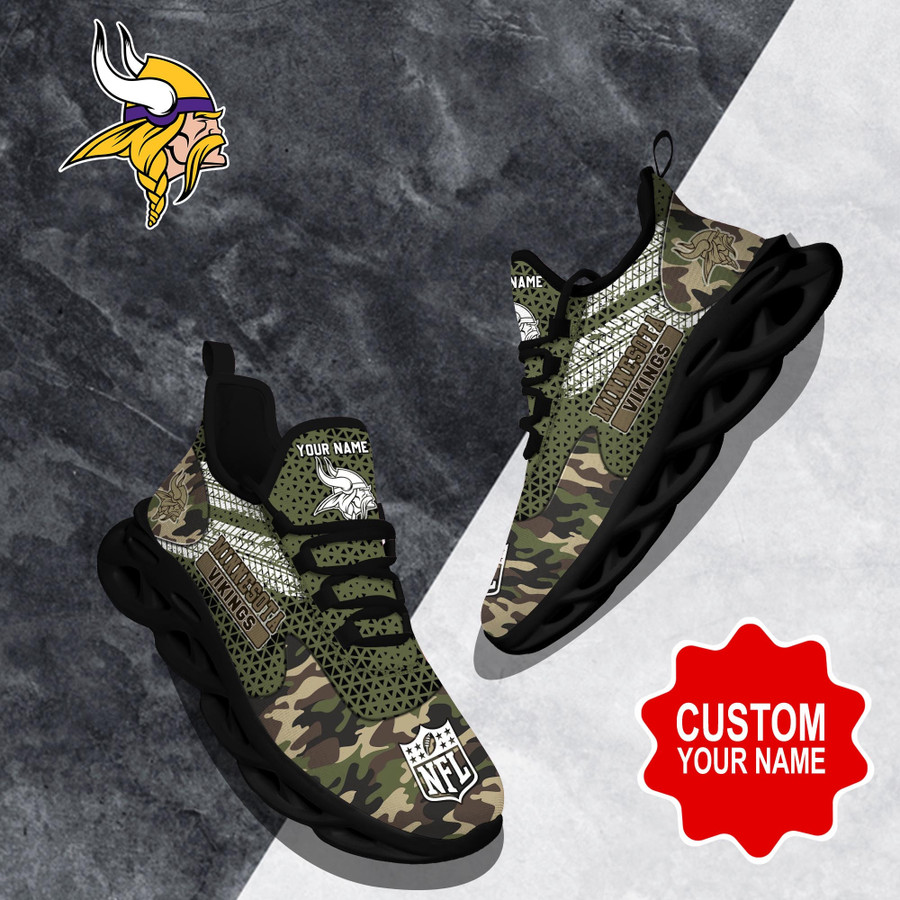 Minnesota Vikings NFL Clunky Max Soul Shoes Custom