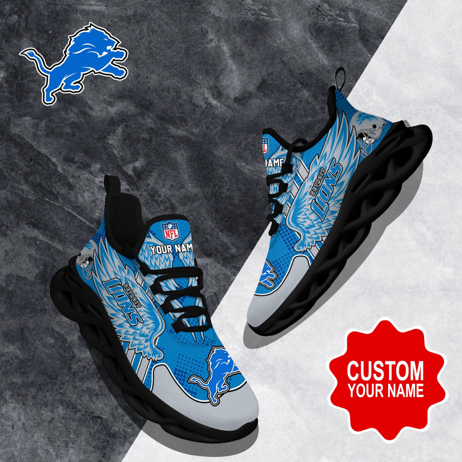 Detroit Lions NFL Clunky Max Soul Shoes Custom