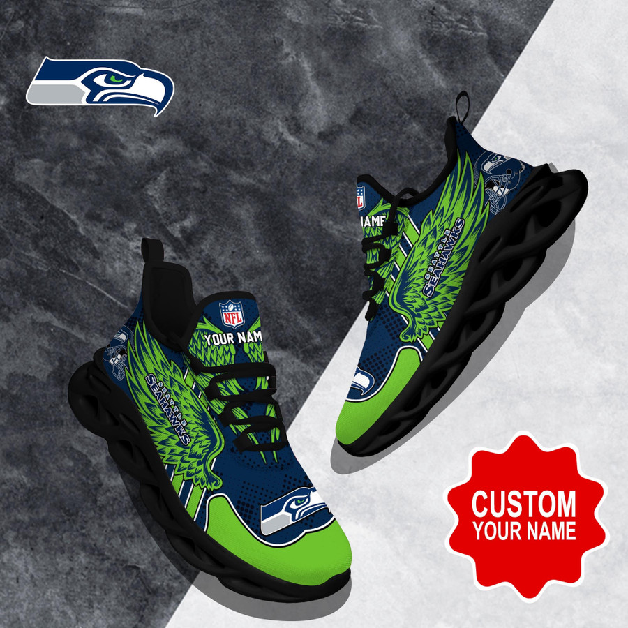 Seattle Seahawks NFL Clunky Max Soul Shoes Custom