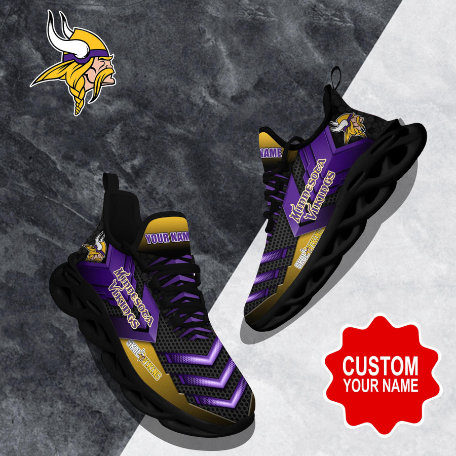 Minnesota Vikings NFL Max Soul Shoes Custom