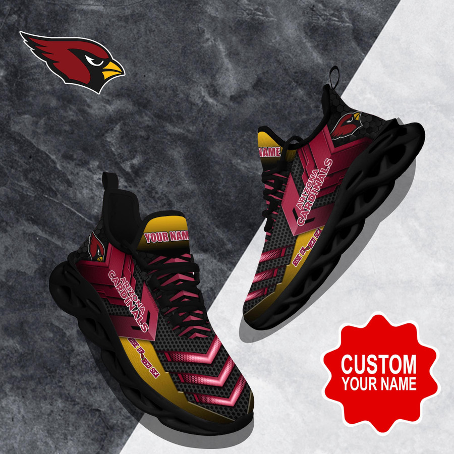 Arizona Cardinals NFL Max Soul Shoes Custom