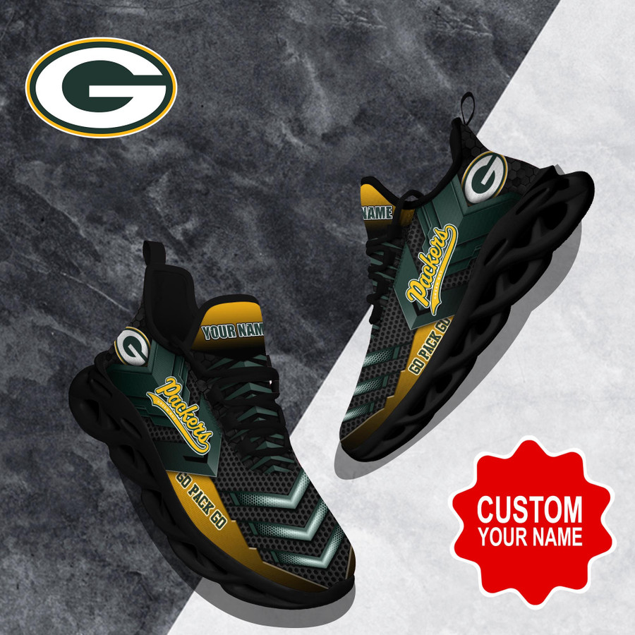 Green Bay Packers NFL Max Soul Shoes Custom