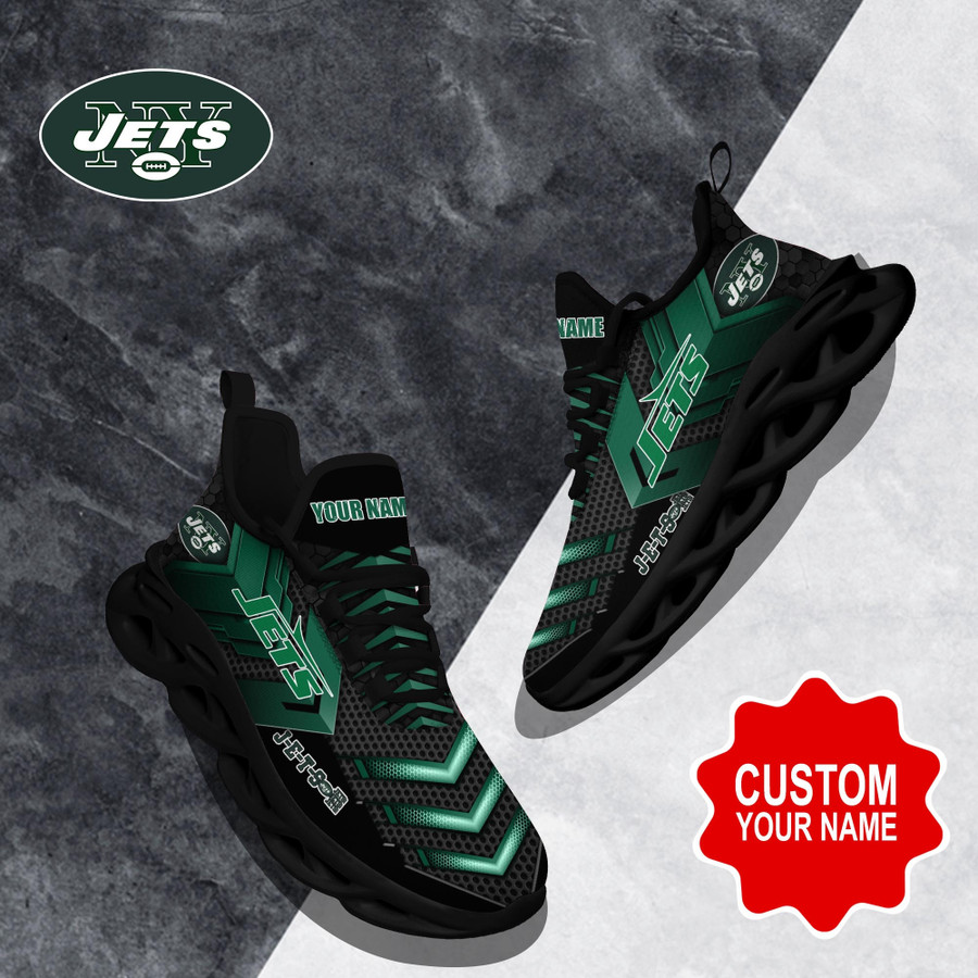 New York Jets NFL Max Soul Shoes Custom