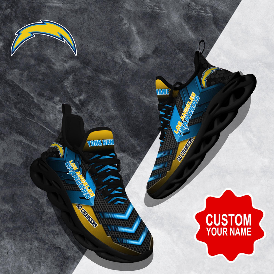 Los Angeles Chargers NFL Max Soul Shoes Custom