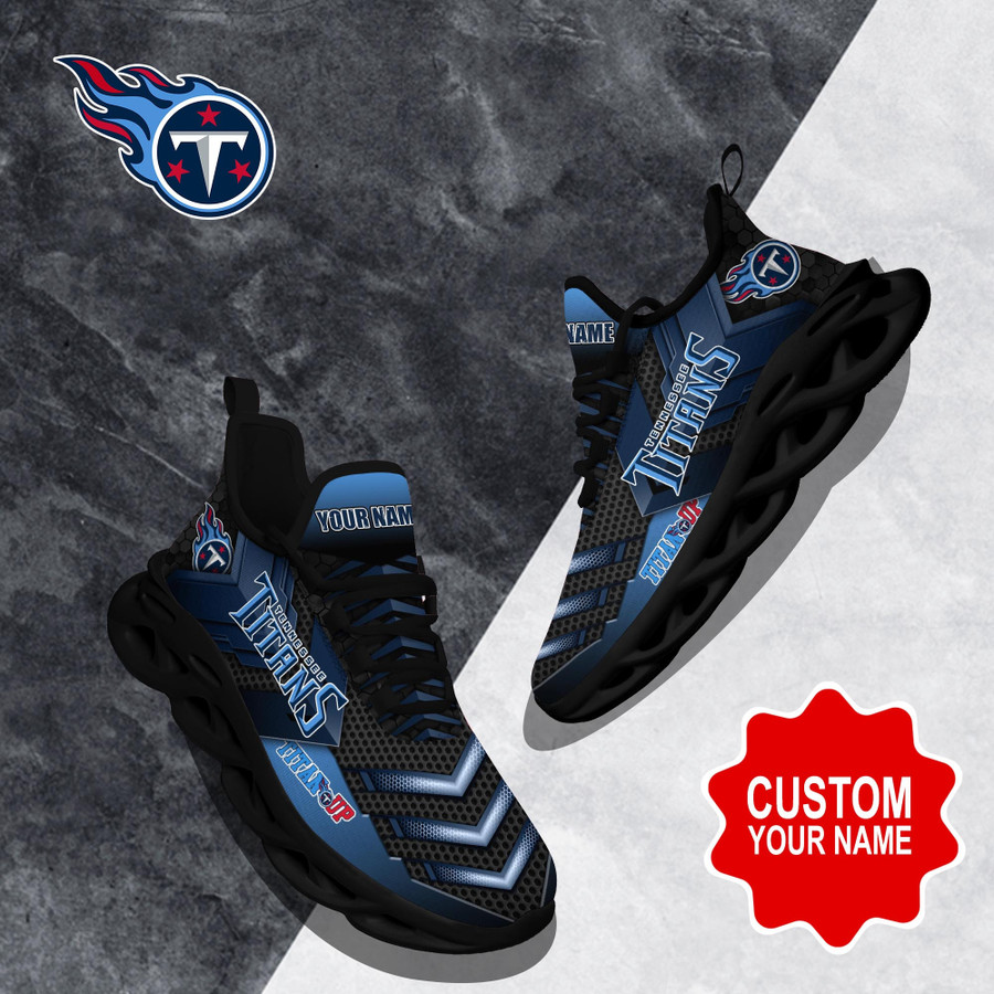 Tennessee Titans NFL Max Soul Shoes Custom