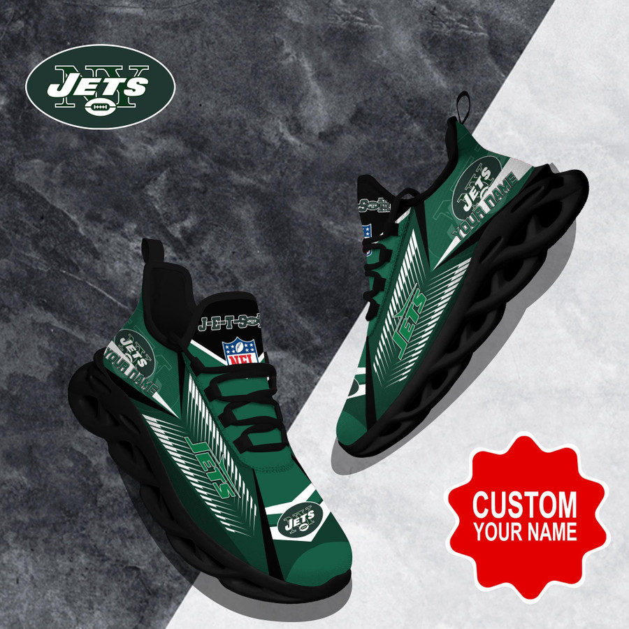 New York Jets NFL Max Soul Shoes Custom