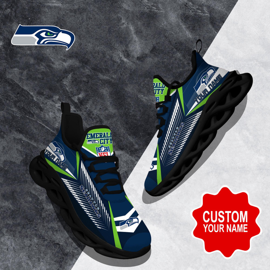 Seattle Seahawks NFL Max Soul Shoes Custom