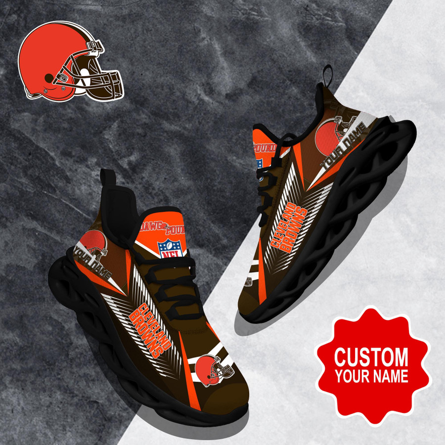 Cleveland Browns NFL Max Soul Shoes Custom