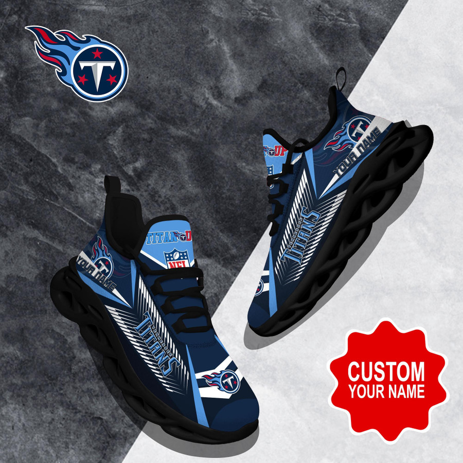 Tennessee Titans NFL Max Soul Shoes Custom