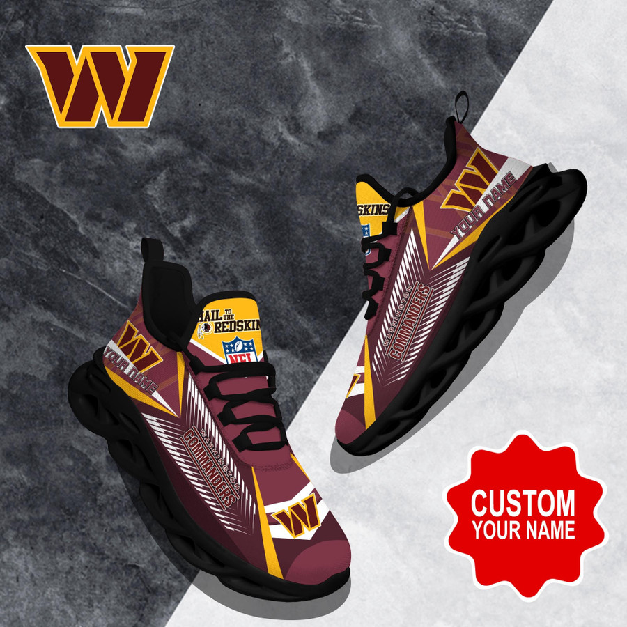 Washington Commanders NFL Max Soul Shoes Custom