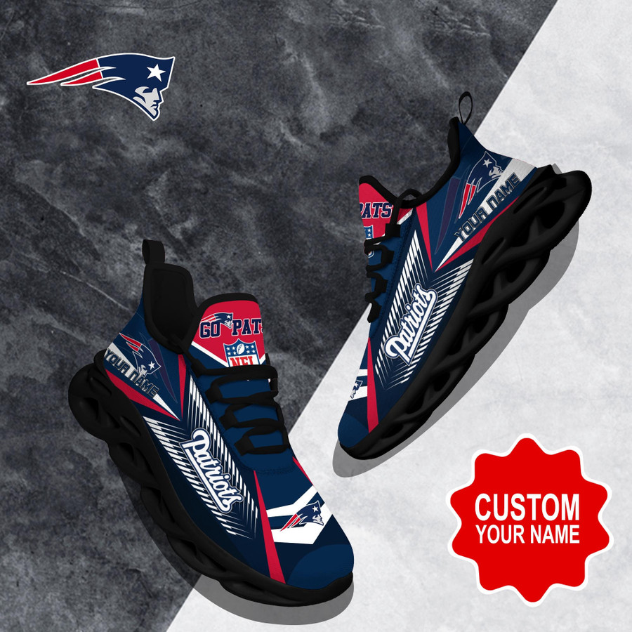 New England Patriots NFL Max Soul Shoes Custom