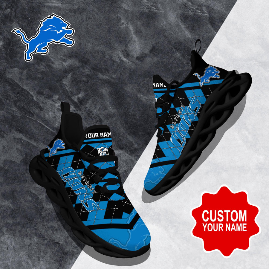 Detroit Lions NFL Clunky Max Soul Shoes Custom