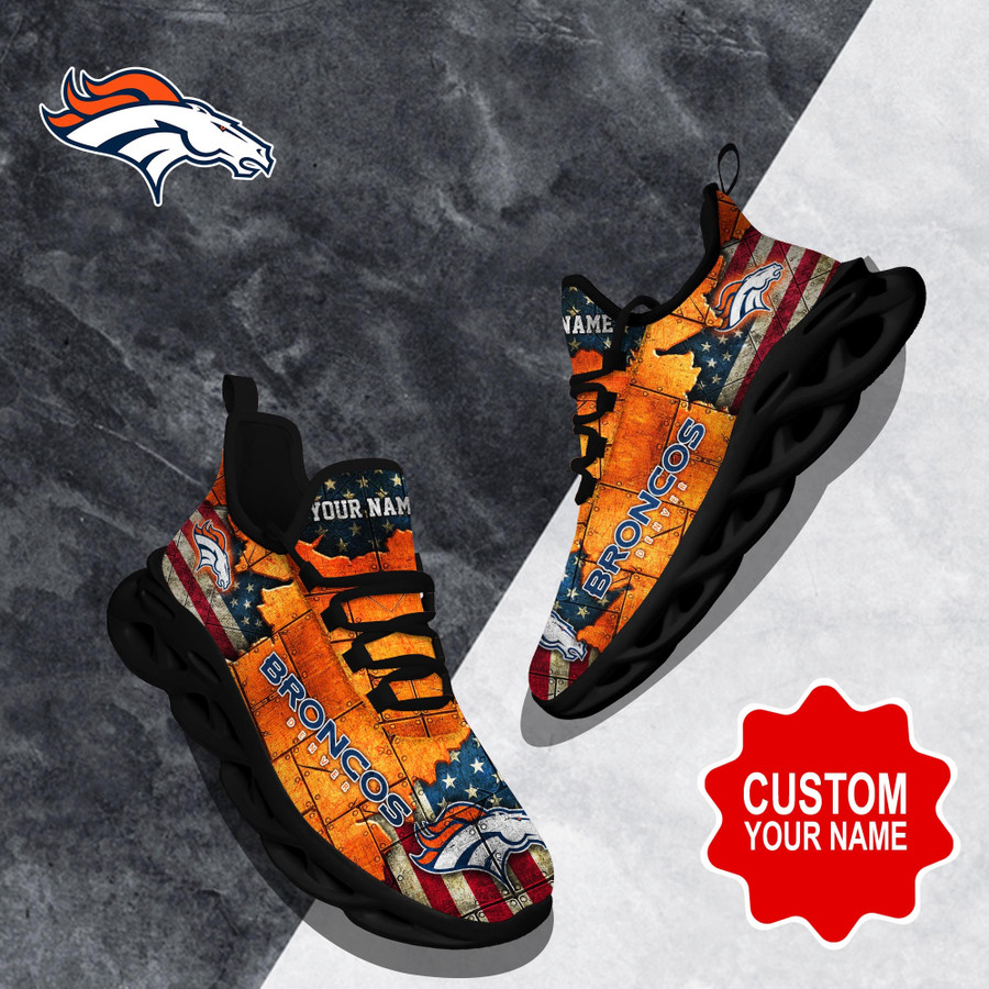 Denver Broncos NFL Clunky Max Soul Shoes Custom