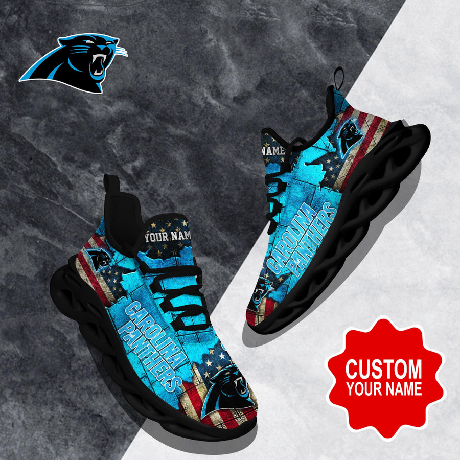 Carolina Panthers NFL Clunky Max Soul Shoes Custom