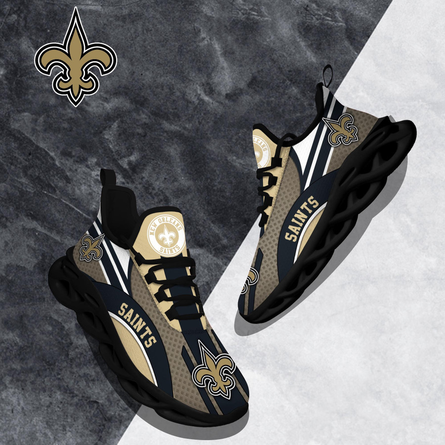 New Orleans Saints NFL Clunky Max Soul Shoes Custom