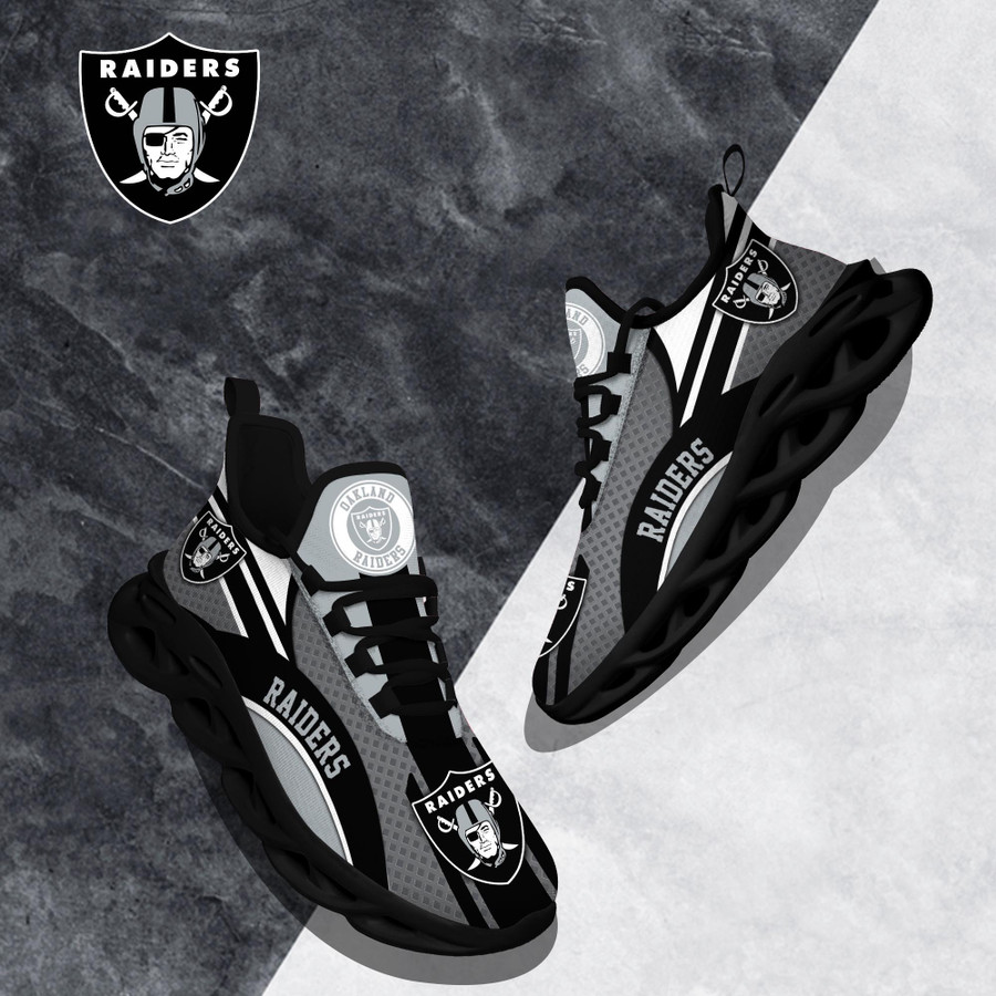 Las Vegas Raiders NFL Clunky Max Soul Shoes Custom