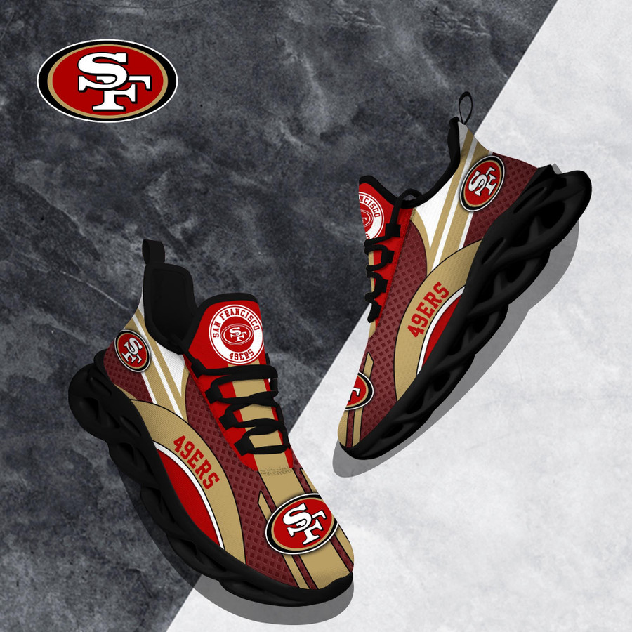 San Francisco 49ers NFL Clunky Max Soul Shoes Custom