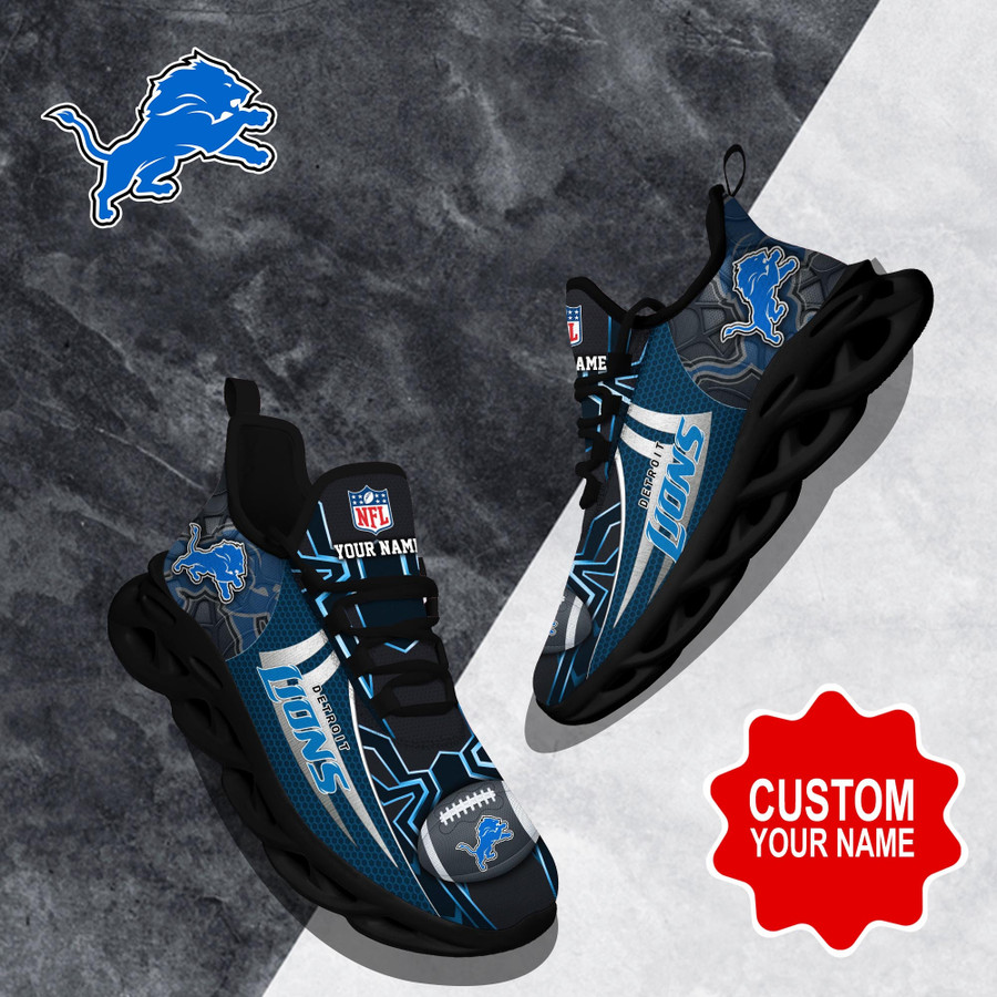 Detroit Lions NFL Clunky Max Soul Shoes Custom