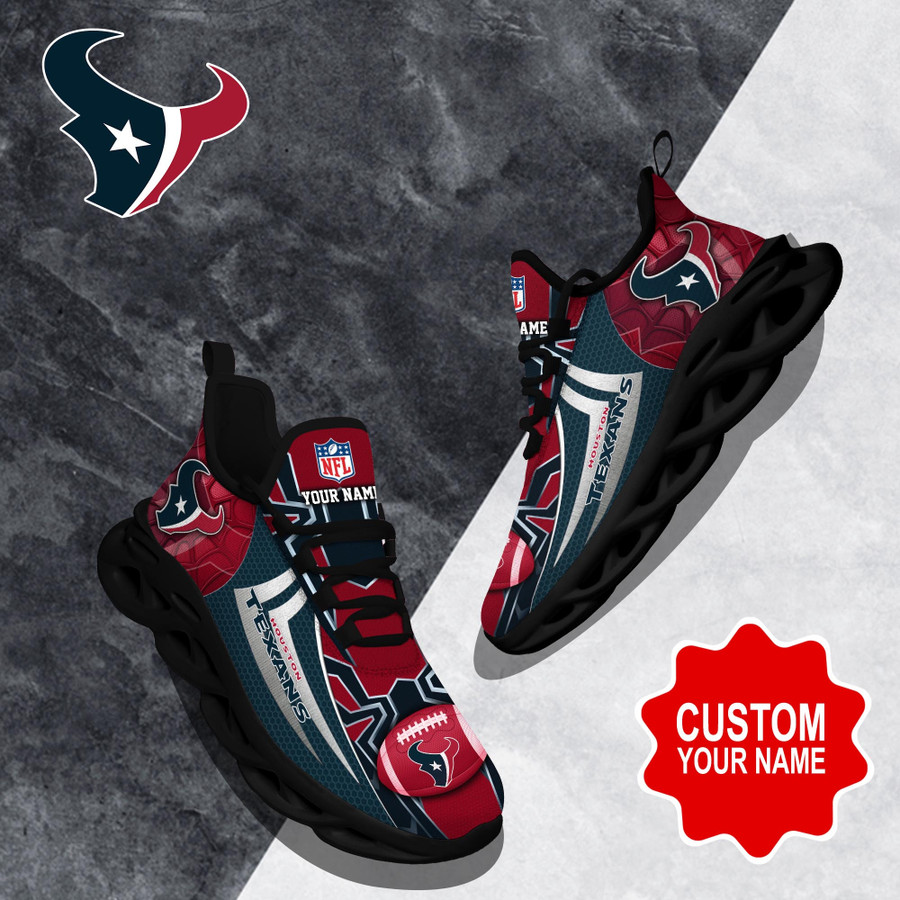 Houston Texans NFL Clunky Max Soul Shoes Custom