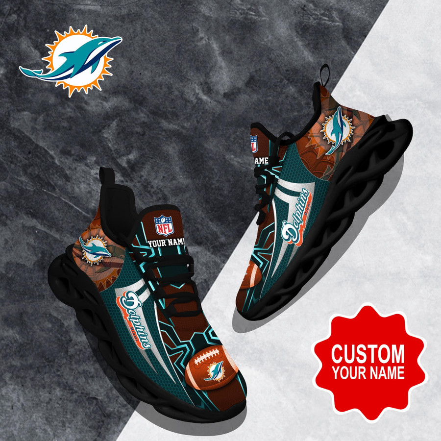 Miami Dolphins NFL Clunky Max Soul Shoes Custom