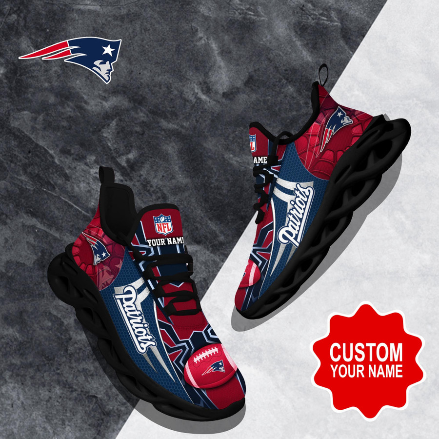 New England Patriots NFL Clunky Max Soul Shoes Custom