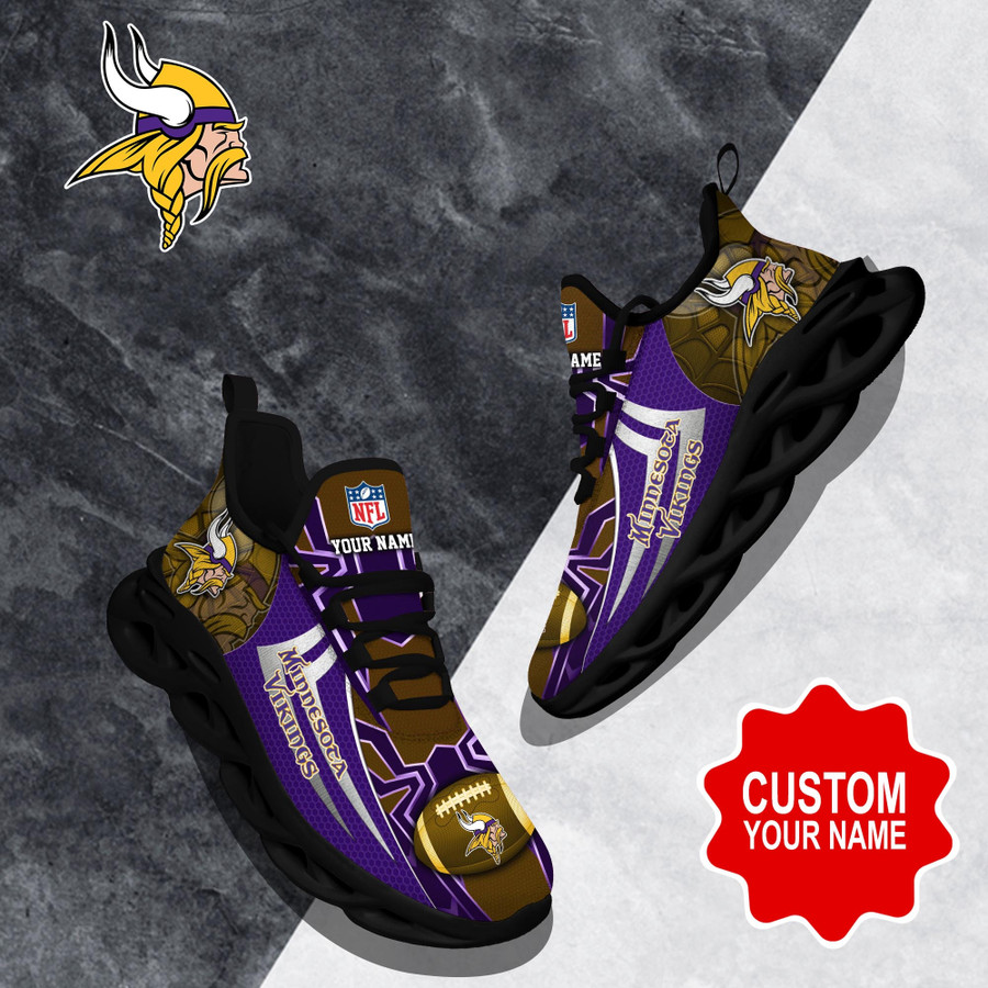 Minnesota Vikings NFL Clunky Max Soul Shoes Custom