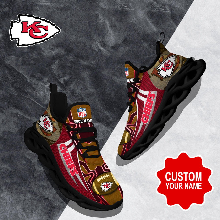 Kansas City Chiefs NFL Clunky Max Soul Shoes Custom