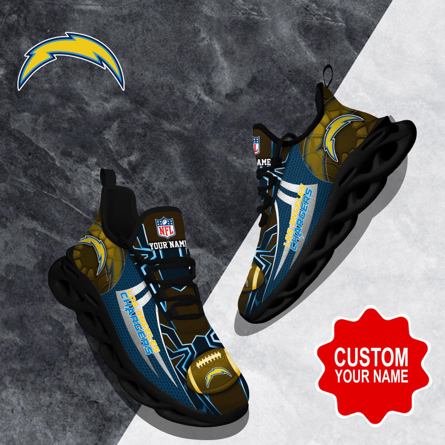 Los Angeles Chargers NFL Clunky Max Soul Shoes Custom