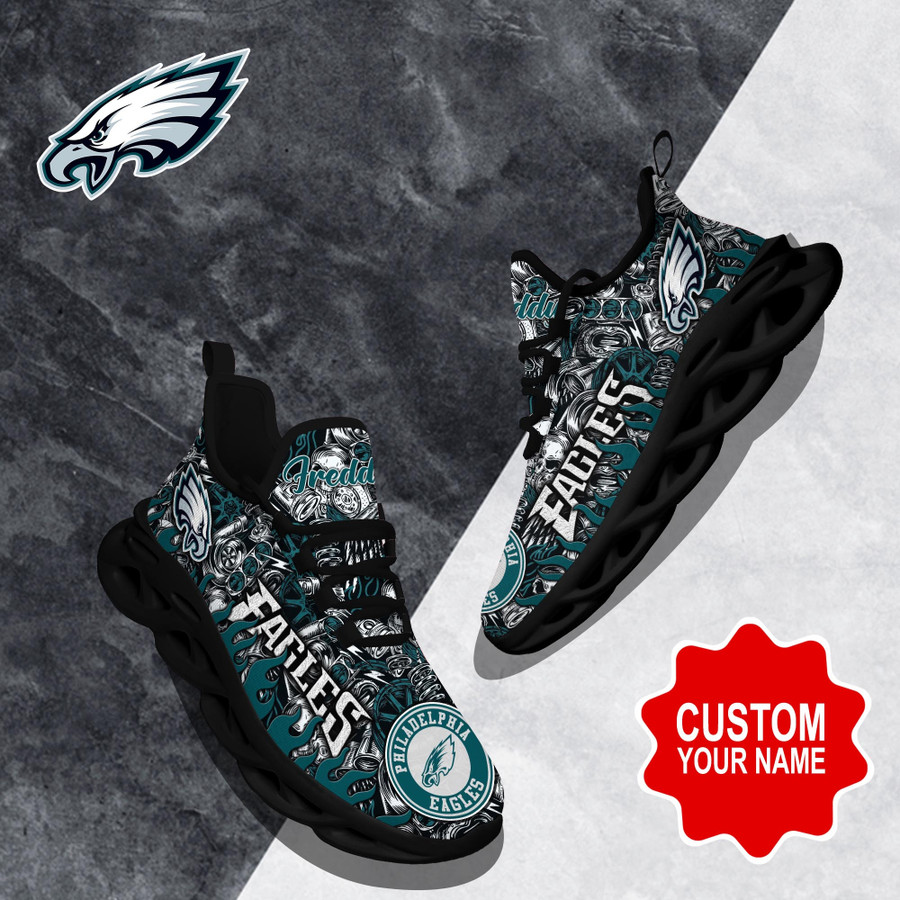 Philadelphia Eagles NFL Clunky Max Soul Shoes Custom