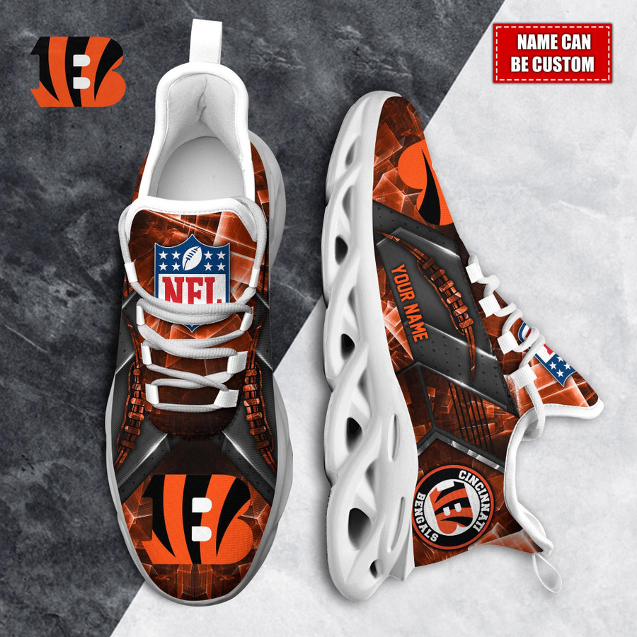 Cincinnati Bengals NFL Clunky Max Soul Shoes Custom