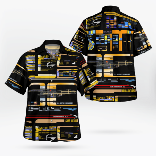 Star Trek Control Panel Shirt Aloha Shirt For Men Women