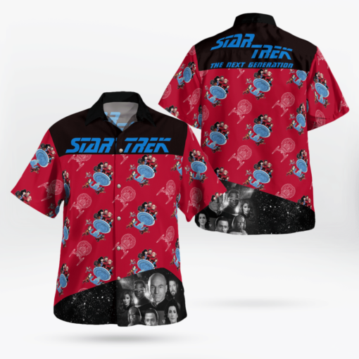 Star Trek TNG Command Shirt Aloha Shirt For Men Women
