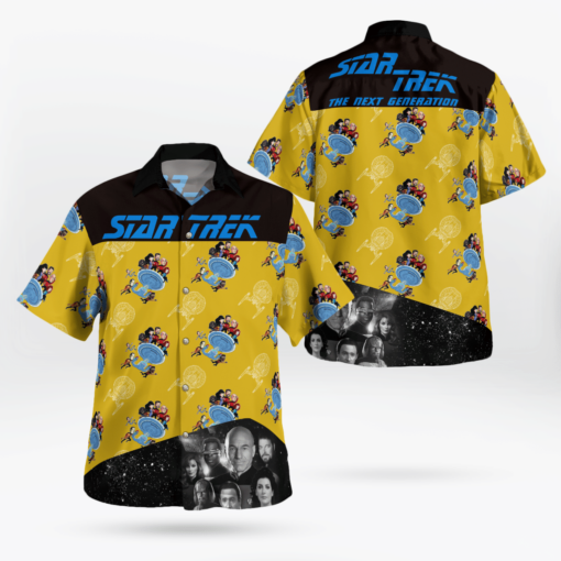 Star Trek TNG Operations Shirt Aloha Shirt For Men Women
